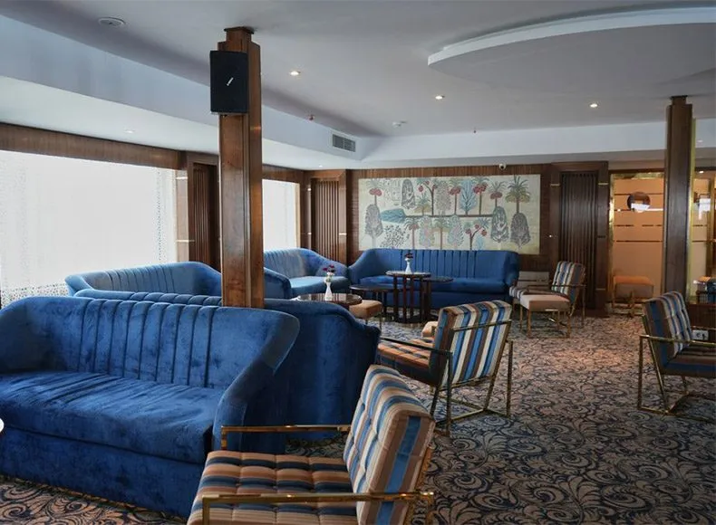 Lounge aboard the Radamis I Nile Cruise Nile cruise